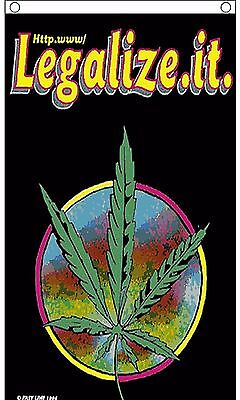 Cannabis Leaf Marijuana A Spliff A Day Keeps The Doctor Away 5'x3' Flag 