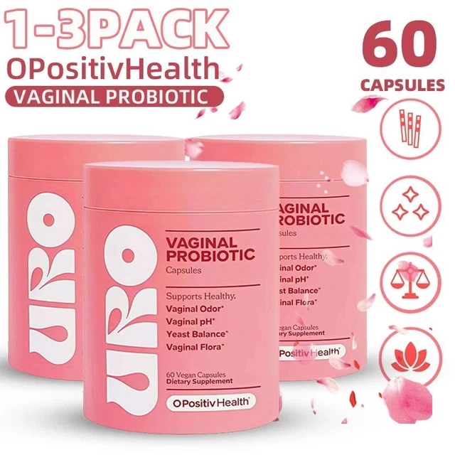 1X-3X URO-O POSITIV Vaginal Probiotics for Women pH Balance Vaginal ...