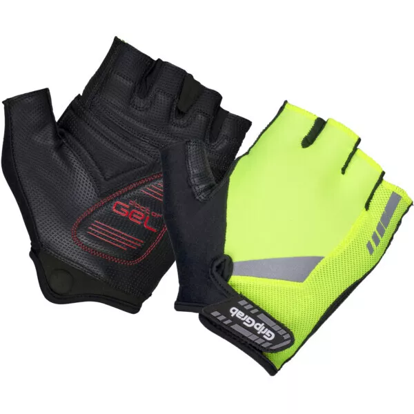 GripGrab ProGel Hi-Viz Padded Short Finger Glove