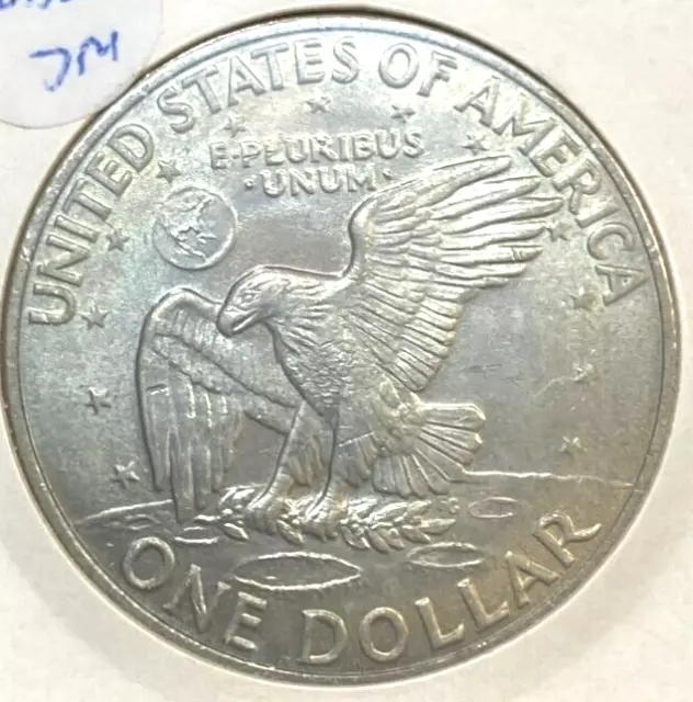 United States Us 1971 D $1 One Dollar Rare Variety Type 1 Friendly Eagle Unc #5