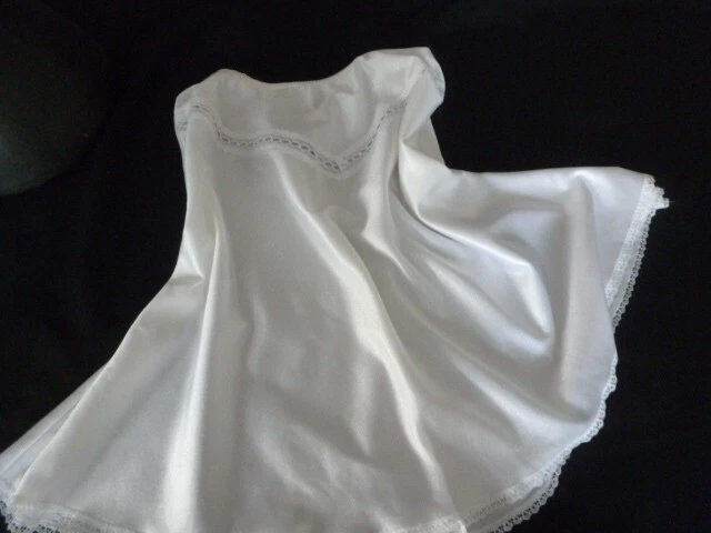 joli jupon vintage jolie dentelle T 36/38/40 taille élastique ref VA38S