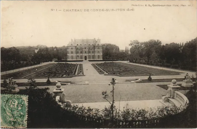 CPA CONDE-sur-ITON Chateau de Conde-sur-Iton (1148232)