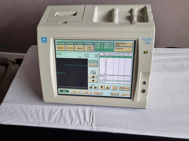 Nidek US-1800 Echoscan Pachymeter Nidek US-1800 Echoscan Pachymeter