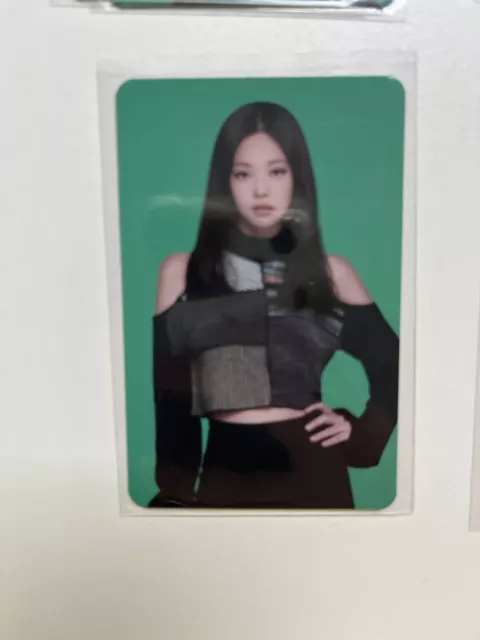 JENNIE Official Limited Photocard BLACKPINK Album THE GAME Kpop