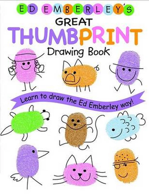 Ed Emberley's Great Thumbprint Drawing Book by Ed Emberley (English) Paperback B