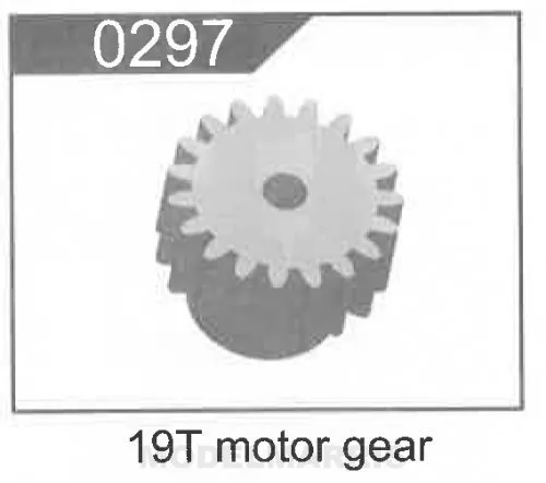 19T Motor Gear RADIOKONTROL WLT 12402A-0297