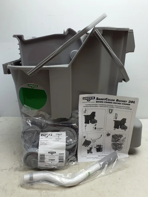 UNGER COMBG 8 Gallon Gray Mop Bucket and Wringer