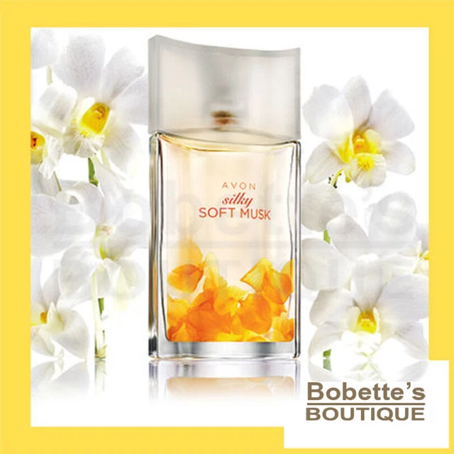 SOFT MUSK SILKY AVON (Vanilla) Eau de Toilette pour Elle 50 ML Vaporisateur