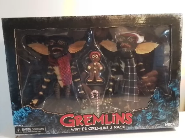 Gremlins Christmas Carol Singers Winter Scene No 1  Figure RARE 2-Pack NECA NEW