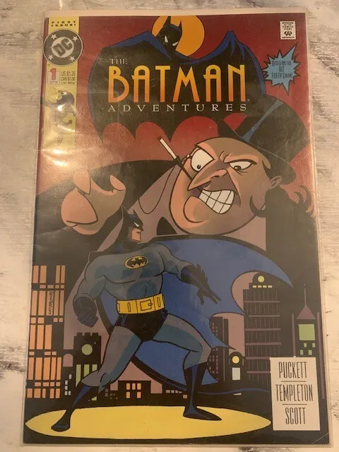 Batman Adventures 1 Animated Series DC 1992 1st Print Hot VF Rare HTF