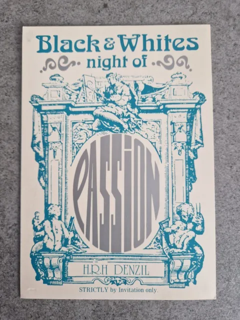 Rave Flyer - Passion - Black & Whites - May 1991