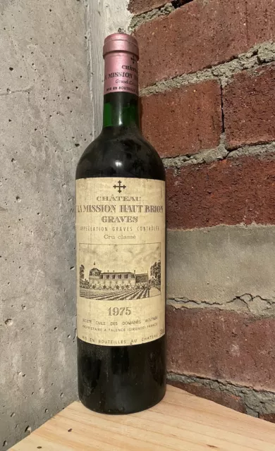 Chateau La Mission Haut Brion 1975 Pessac Leognan Excaptionnel