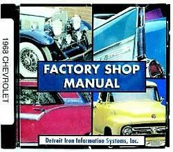 1970 Chevrolet Shop / Body / Overhaul CD-ROM Manual
