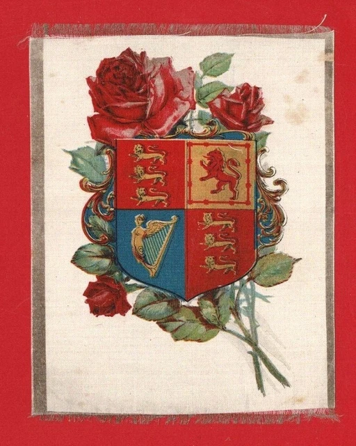 Scarce - I.t.c. Canada - Royal Arms - Premium Silk Cigarette Card £45 (Un12)