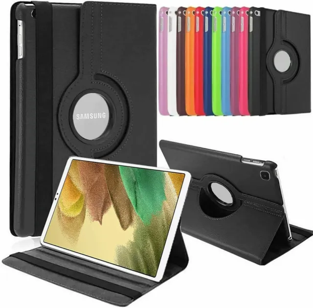 Case For Samsung Tab A8 S8 S7 FE Tab A7 360 Rotating Flip Leather Stand Cover 2