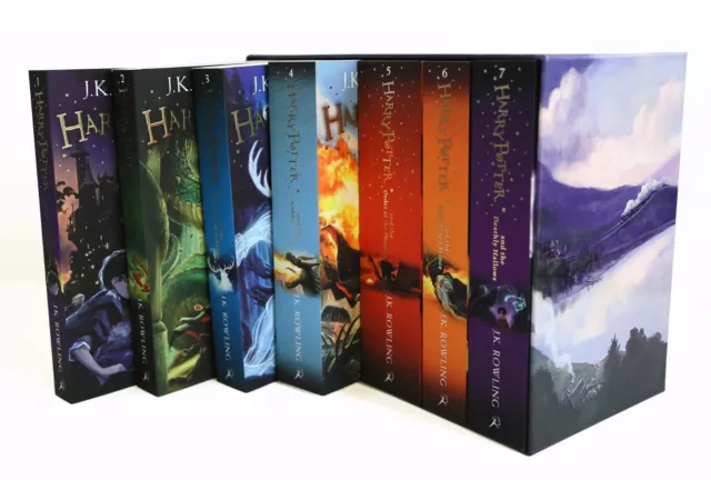 Harry Potter The Complete Boxed Collection J.K Rowling 7 Books Box Set