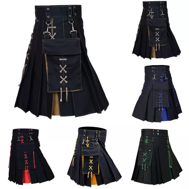 Kilt de festival ��cossais homme style vintage avec jupe pliss��e traditionnelle