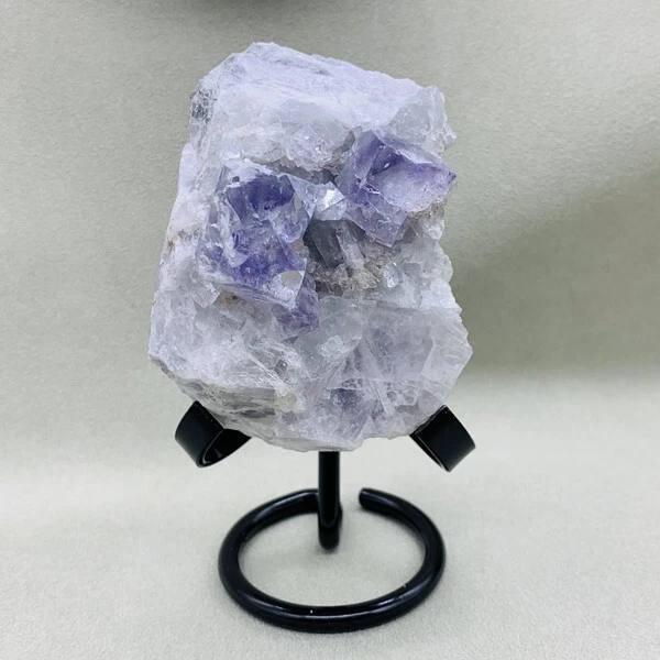 314g Natural Green fluorite Quartz Crystal Cluster mineral specimens healing+sta 3