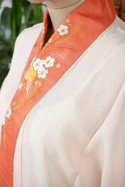 Dear Vanilla Japanese Juban Undergown Women's Kimono Genuine Vintage Mint 4