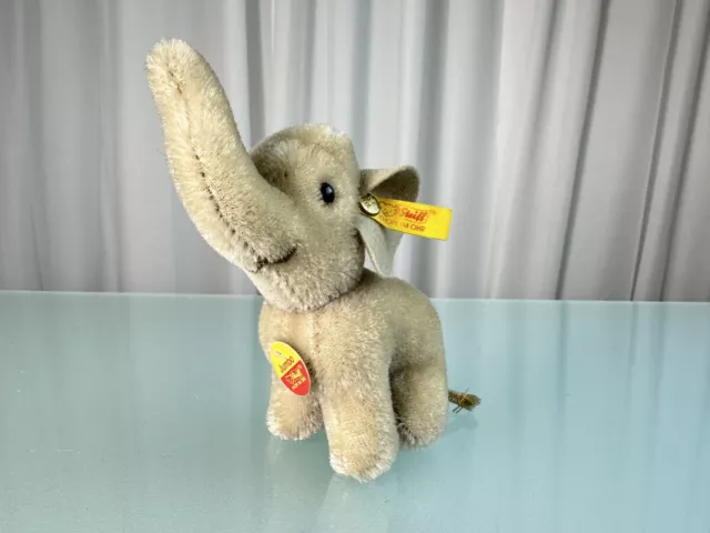 Steiff Tier 1305/09 Elefant Jumbo 12 cm. - Top Zustand