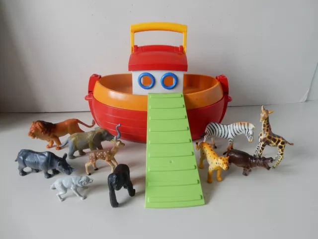 PLAYMOBIL 1.2.3 My Take Along Noah's Ark (6765) with 10 Animals