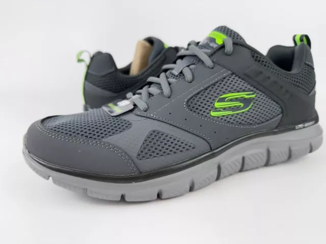 Skechers Track - Scarpe da ginnastica Syntac, scarpe da ginnastica da uomo UK taglia 10,5