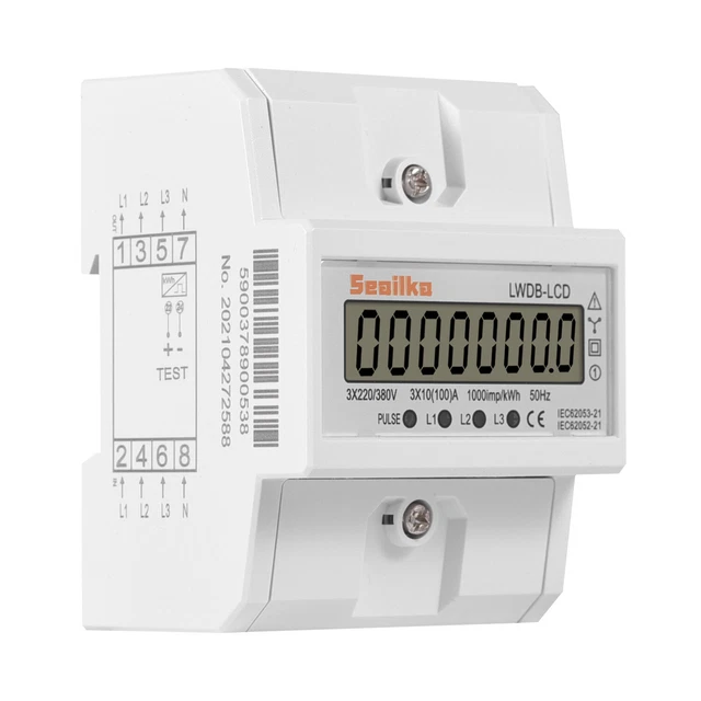 Rulli Contatore CA Contatore Di Corrente MID M21 CALIBRATO 45A Con S0 - Foto 4