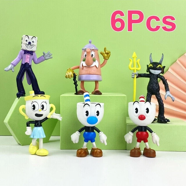 CUPHEAD & MUGMAN Mecup And Brocup Game PVC Model Figure Kids Toys Gift ...