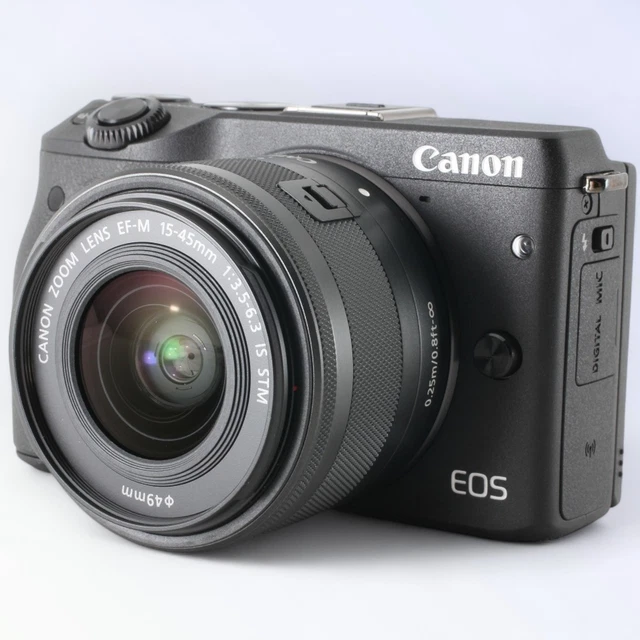MINT CANON EOS M6 EF-M 15-45 IS STM Lens Kit with Original