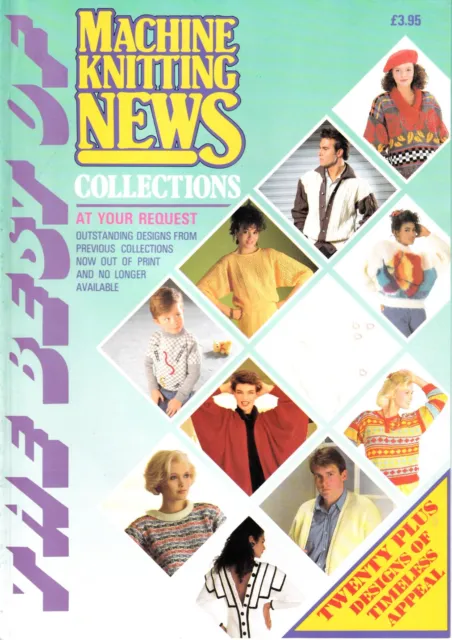 Machine Knitting News Pattern Book The Best Of Collections 1989 Family Vintage