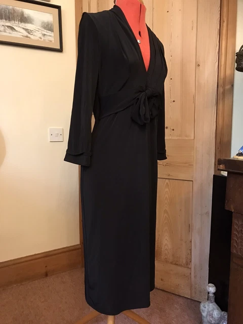 BETTY JACKSON BLACK @ Debenhams Black Dress Size 16 10.00 - PicClick UK