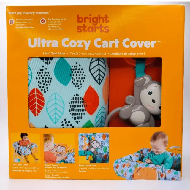 Bright Starts Ultra Cozy Cart Cover New in Box