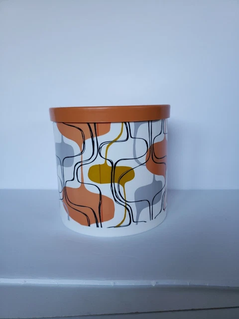 Contenedor de papel higiénico Jonathan Adler Cottonelle retro MCM naranja
