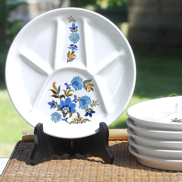 Lot De 3 Assiettes à Fondue Bourguignonne Bali - Faïence De St Amand, Modèle Bali, Blanc