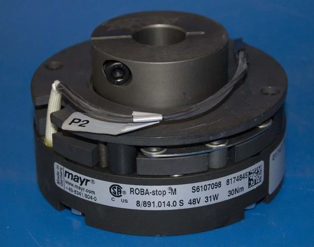 MAYR ROBA-STOP-M ELECTROMAGNETIC Safety Motor Brake 8/891.014.0 S 31W ...