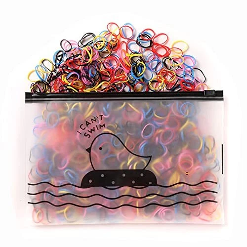 1000PCS Rubber Bands For Hair Disposable Elastic Hair Ties, Mini Soft Hair...