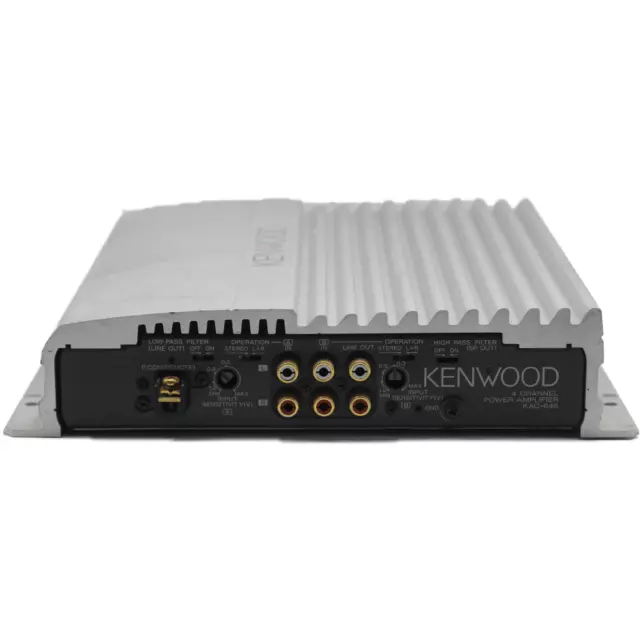 Kenwood 4 Channel Power Amplifier KAC-646 3