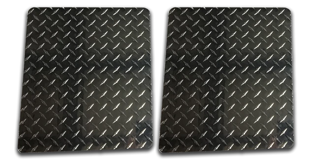 Owens Mud Flaps Classic Mudflaps/Rectangular/Diam Tread/Universal Fit/10 x