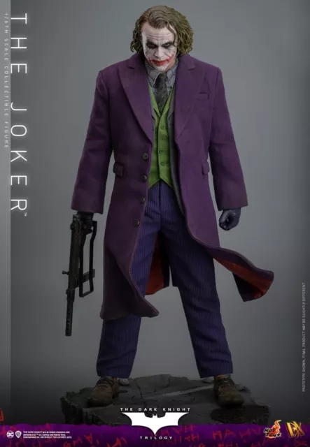 Dark Knight Batman Figurine The Joker Heath Ledger Hot Toys Preco Novembre 2024