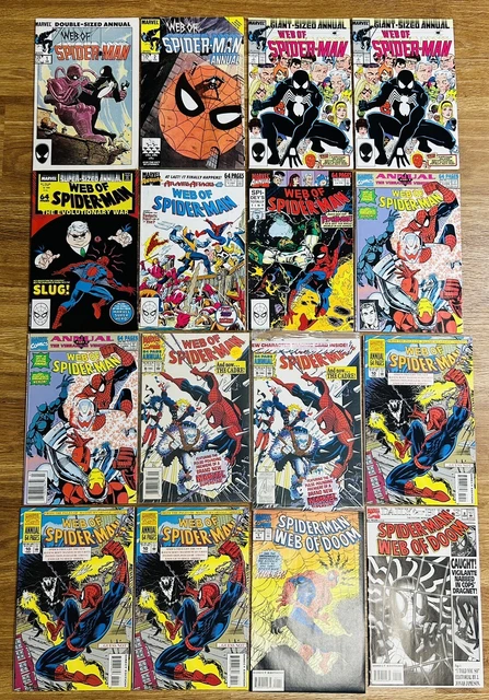 Web of Spider-Man Annual #1 #2 #3 #4 #5 #6 #7 #9 Sealed #10 Lot! High Grade 🔥