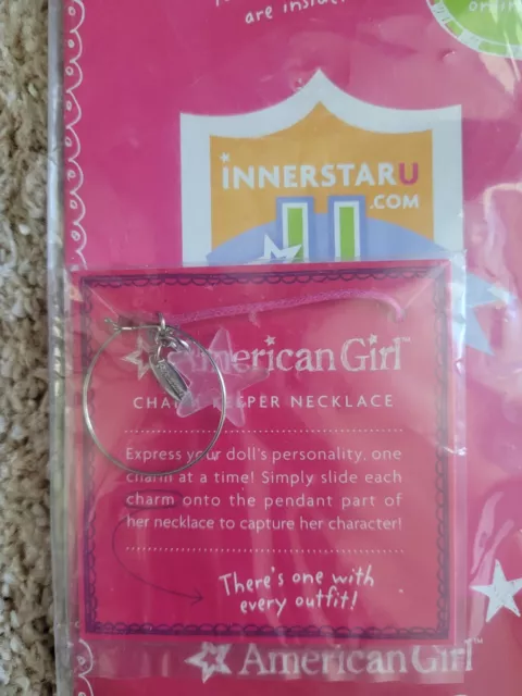 American Girl Doll Sealed Charm Keeper Holder Necklace for 18" Dolls Retired New