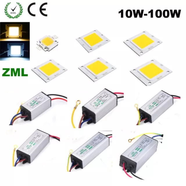 LED Driver SMD Chip 10W 20W 30W 50W 70W 100W Floodlight Waterproof Power Supply