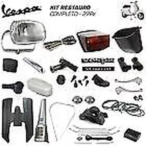 Oferta Set Restauración Accesorios Piezas de Repuesto + Planta Eléctrico Vespa