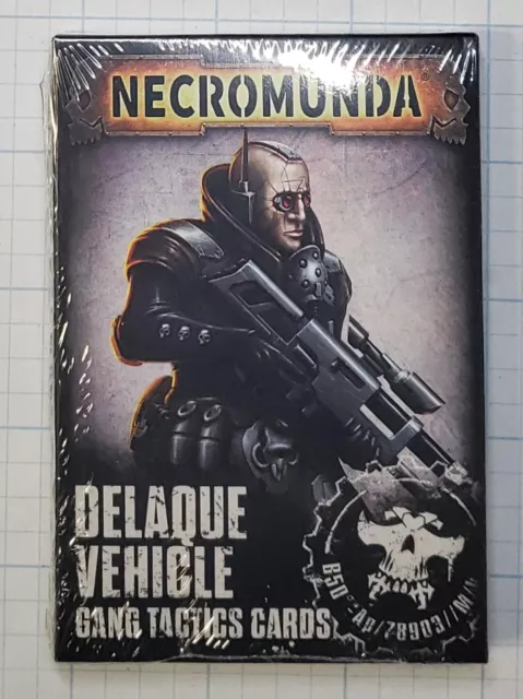 Warhammer 40k Necromunda Studio Delaque Vehicle Gang Tactics Cards