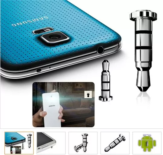 x10 Cache anti poussière bouton universel android samsung sony ikey programmable