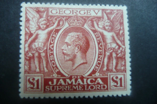 Facsimile Jamaica George V  £1  Definitive Stamp  Top Quality Mnh