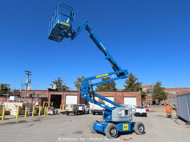 2012 Genie Z-45 25J 45' Electric Articulating Boom Lift Man Aerial Jib