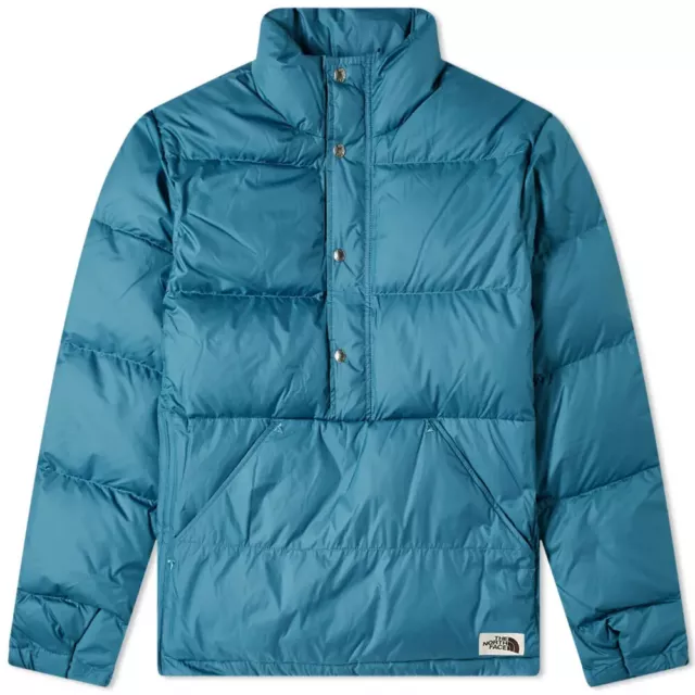The North Face Mens Mens Sierra Down anorak Jacket Mallard blue -- Medium