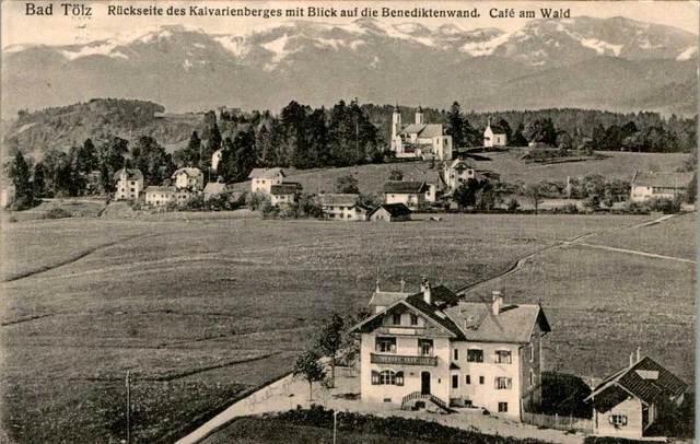 Ak Gruss Aus Bad Tölz Cafe Wald Benediktenwand 1915 Bayern