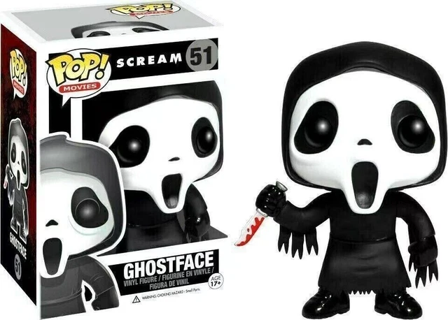 Funko Pop NEW Ghost Scream Face #51 The Movie Horror Ghostface Vinyl Figure